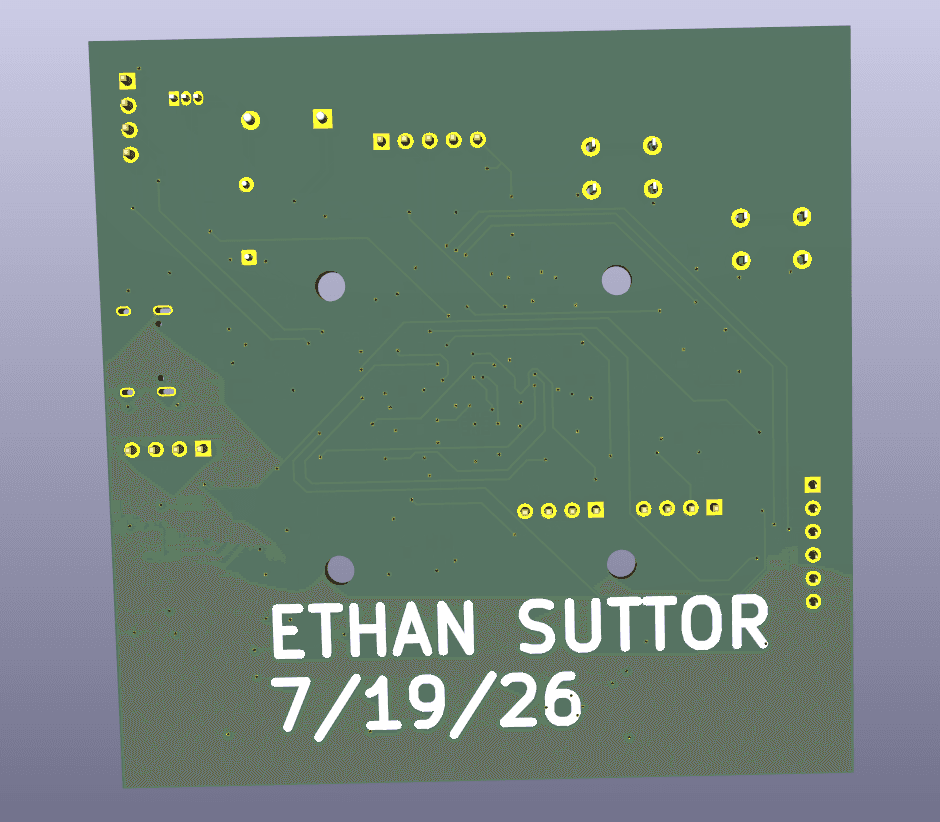 Flight Controller PCB Bottom Layer