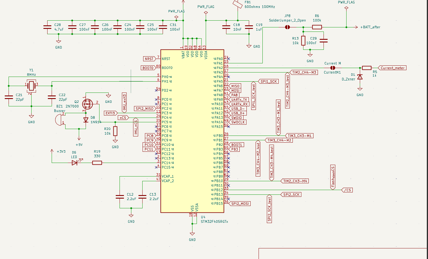 STM32 MCU Schematic & Signal Routing